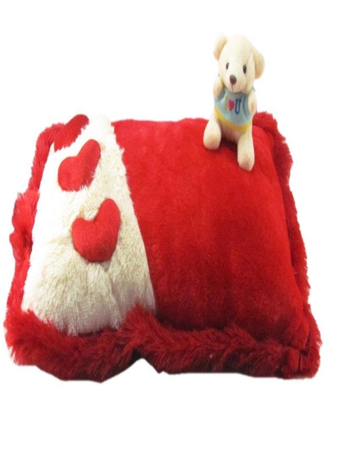 Tickles Heart Cushion Soft Stuffed Plush Toy Gifts for Boys & Girls Wedding Anniversary Birthday Valentine's Day (Size: 38 cm Color: Red) - Image 1